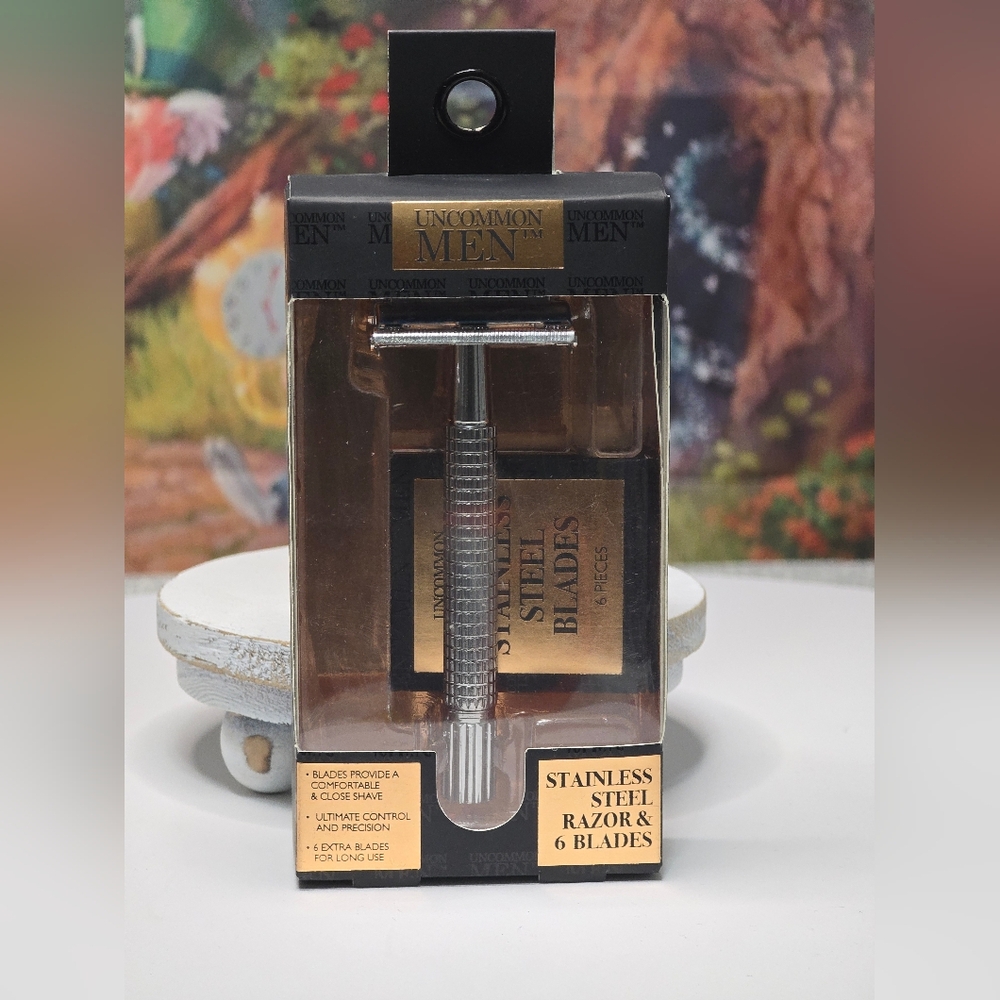Uncommon Men Classic Double-Edge Safety Razor Set – New in Box